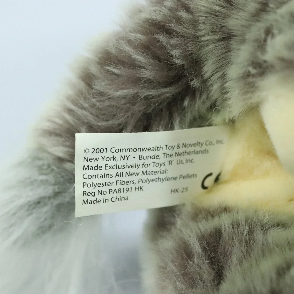 Toys R Us Animal Alley 2001 Gray Realistic Elephant Plush Stuffed Animal 16
